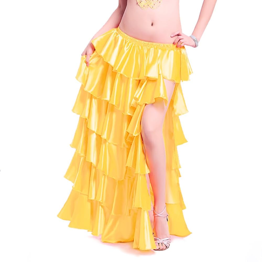 Amazon.com: ROYAL SMEELA Women Maxi Satin Skirt Floor Length